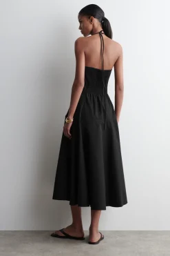 NECKHOLDER-KLEID AUS PIMA-BAUMWOLLE