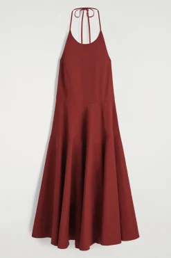 NECKHOLDER-KLEID AUS PIMA-BAUMWOLLE