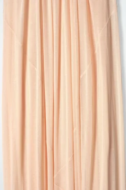 NECKHOLDER-MAXIKLEID MIT RAFFUNGEN
