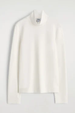 OBERTEIL AUS JERSEY MIT HOHEM KRAGEN