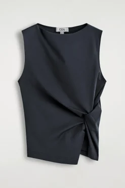 OBERTEIL AUS JERSEY MIT TWIST-DETAIL