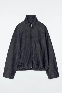 OVERSIZED-BOMBERJACKE AUS DENIM