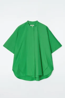 OVERSIZED-HEMD AUS BAUMWOLLE MIT ABGERUNDETEM SAUM