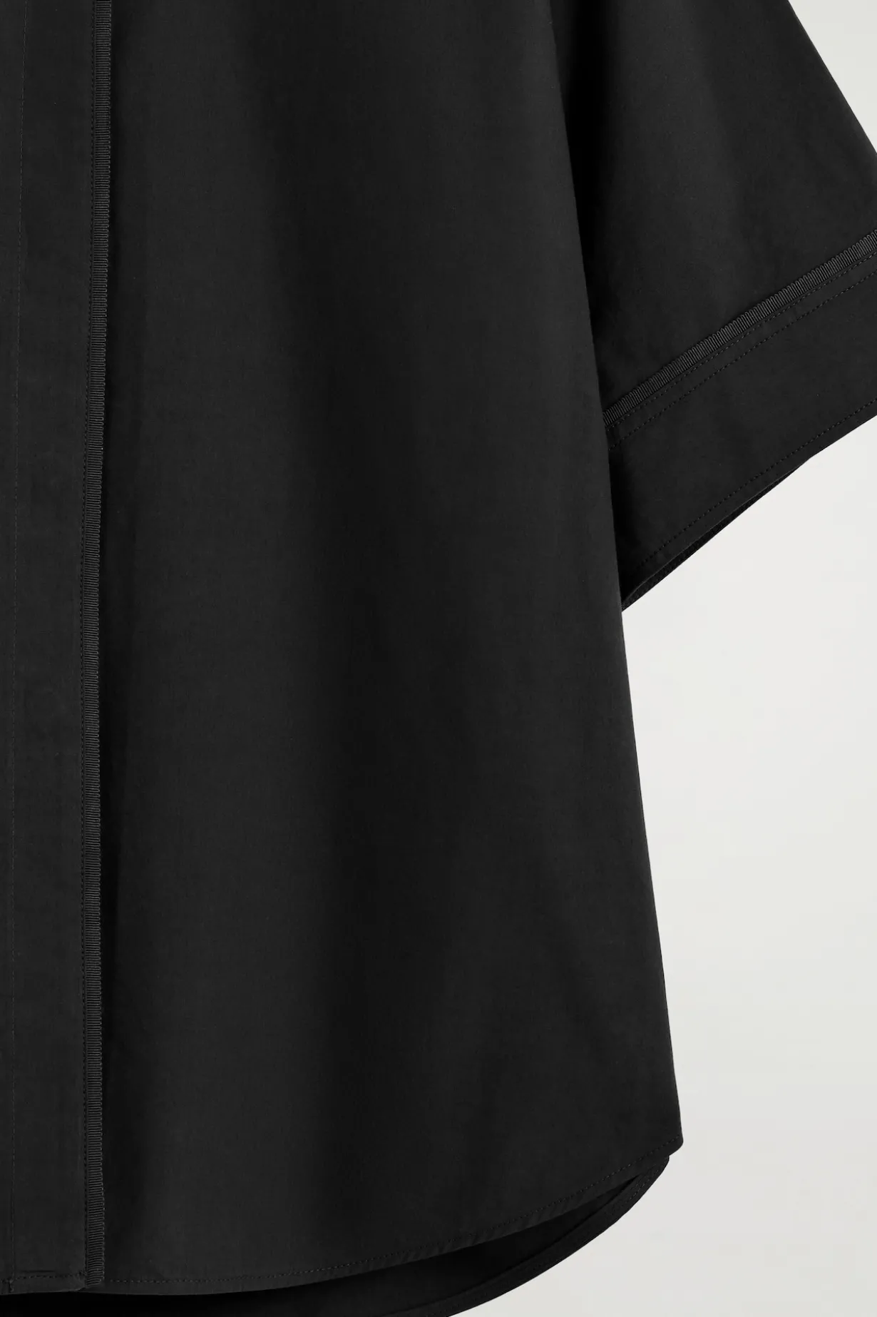 OVERSIZED-KURZARMHEMD AUS BAUMWOLLE