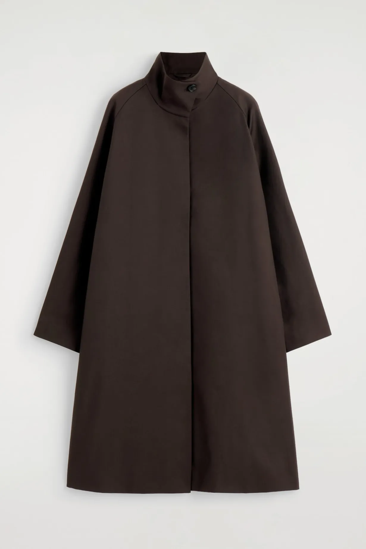 OVERSIZED-MANTEL MIT TRICHTERKRAGEN