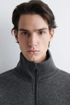 OVERSIZED-PULLOVER AUS SCUBA MIT TRICHTERKRAGEN