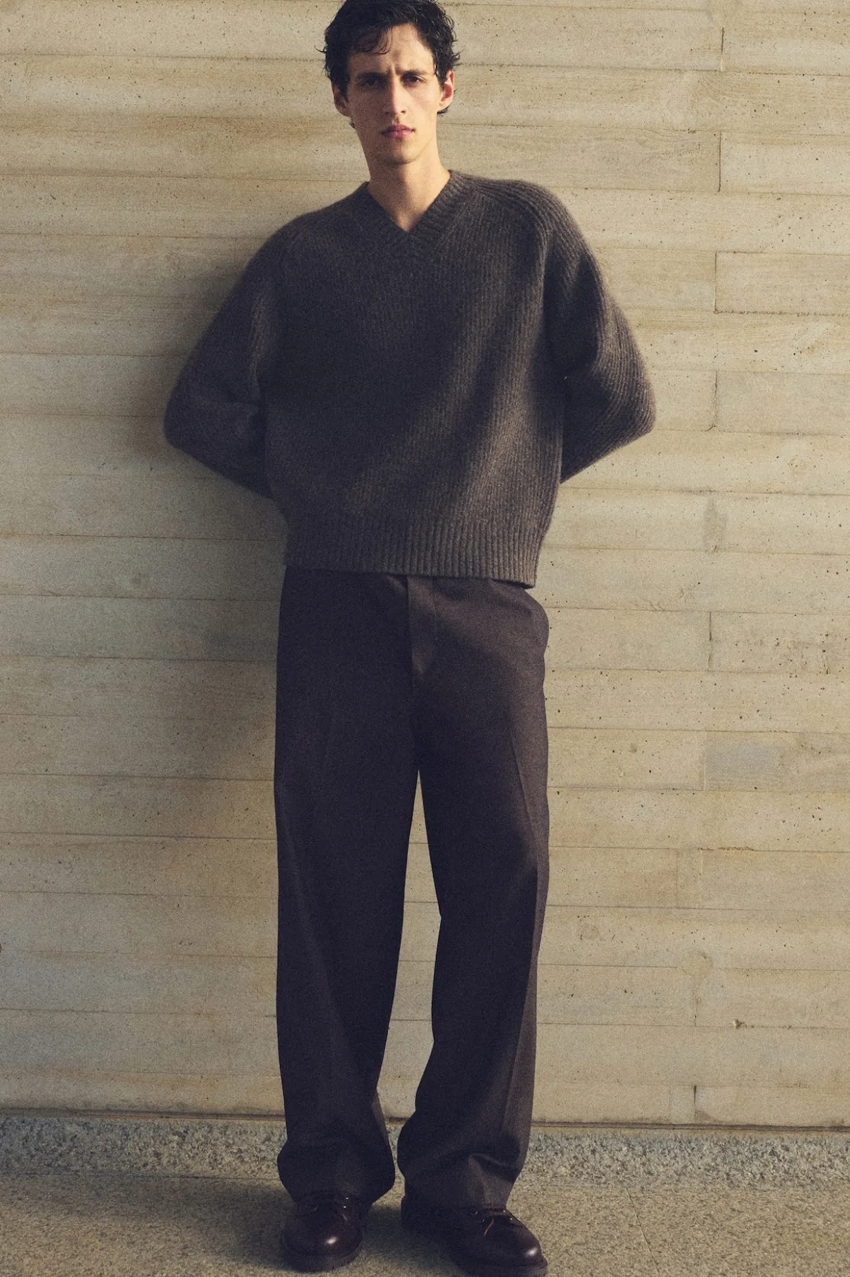 OVERSIZED-PULLOVER AUS WOLL-YAK-MIX