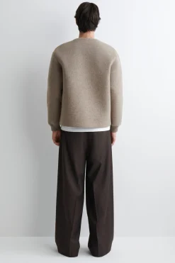 OVERSIZED-STRICKJACKE MIT REISSVERSCHLUSS
