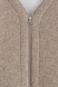OVERSIZED-STRICKJACKE MIT REISSVERSCHLUSS