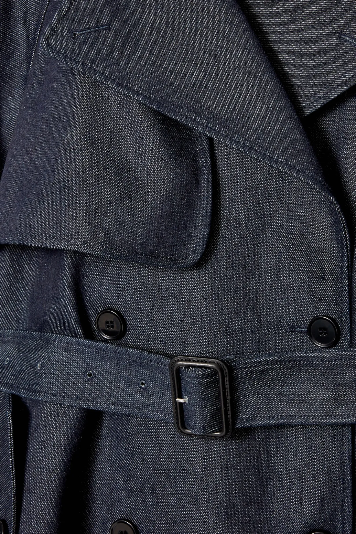 OVERSIZED-TRENCHCOAT AUS DENIM