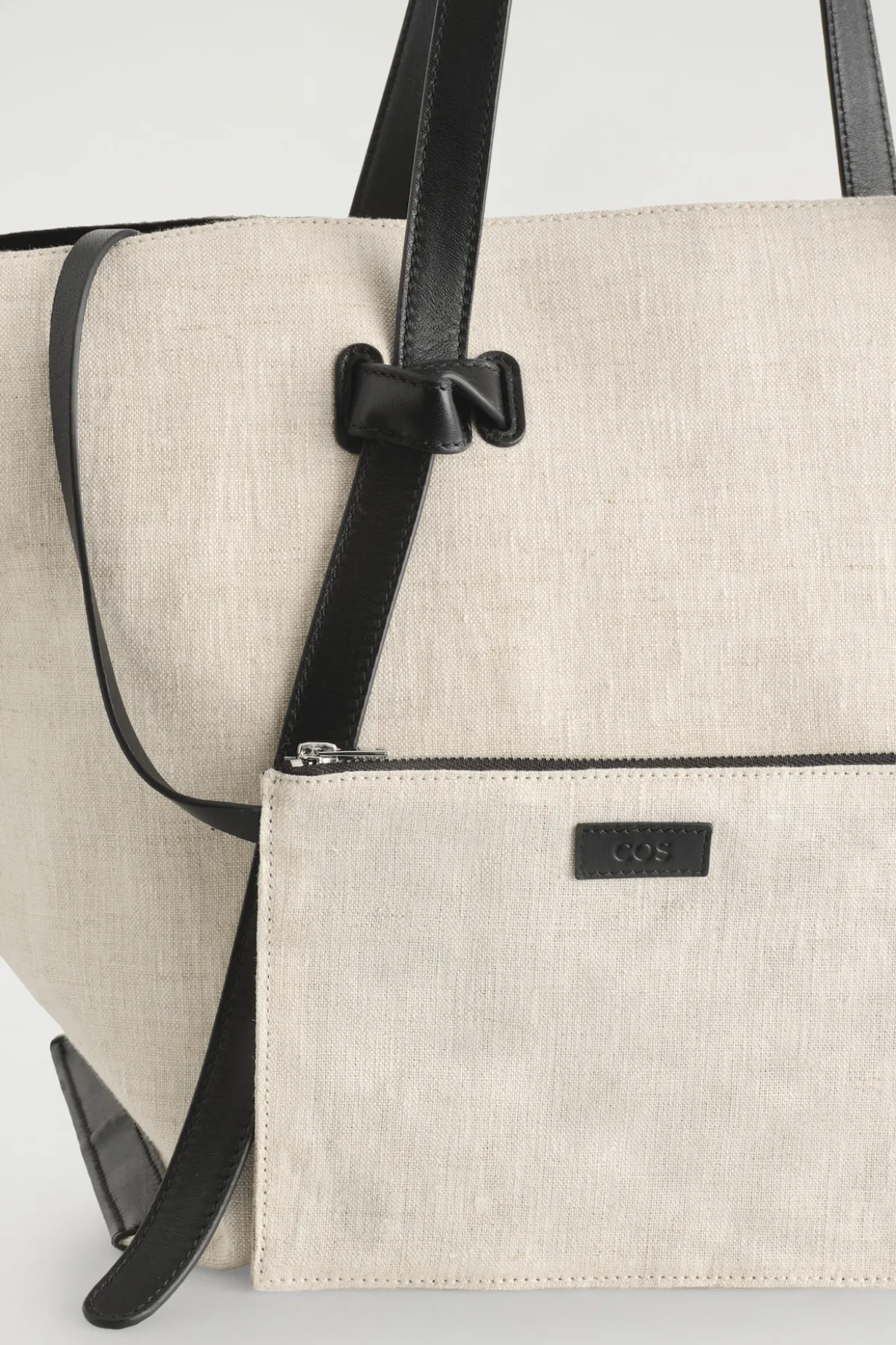 PINCH TOTE BAG - LEINEN