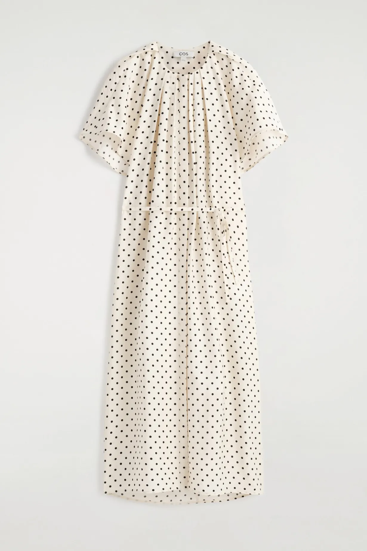 PLISSIERTES MIDIKLEID MIT GÜRTEL