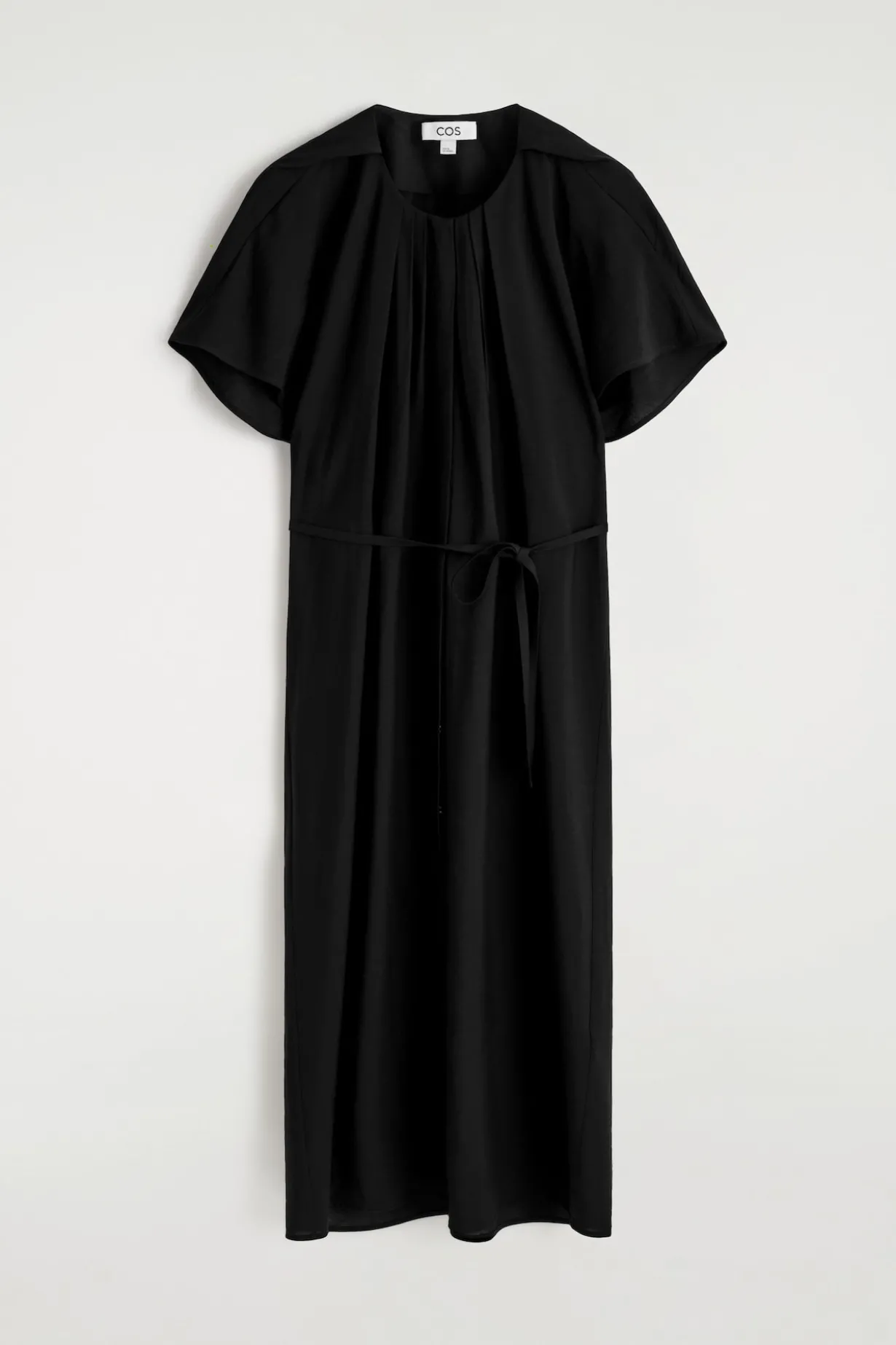 PLISSIERTES MIDIKLEID MIT GÜRTEL