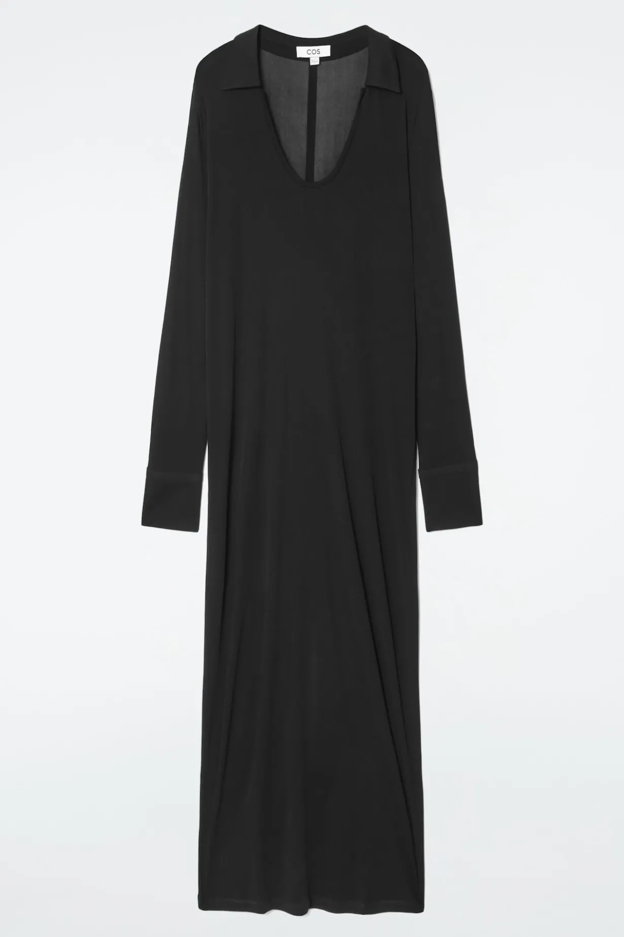 POLO-MAXIKLEID MIT TIEFEM AUSSCHNITT