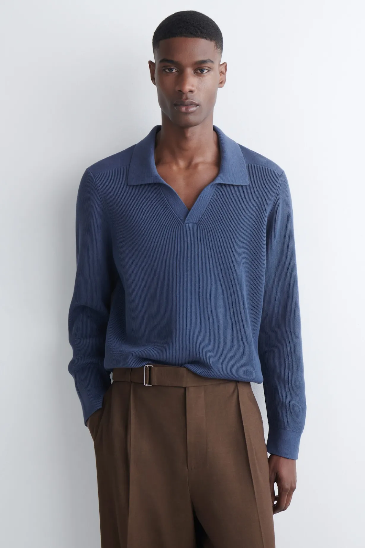 POLOPULLOVER AUS BAUMWOLLE