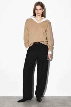POLOPULLOVER AUS MERINOWOLLE