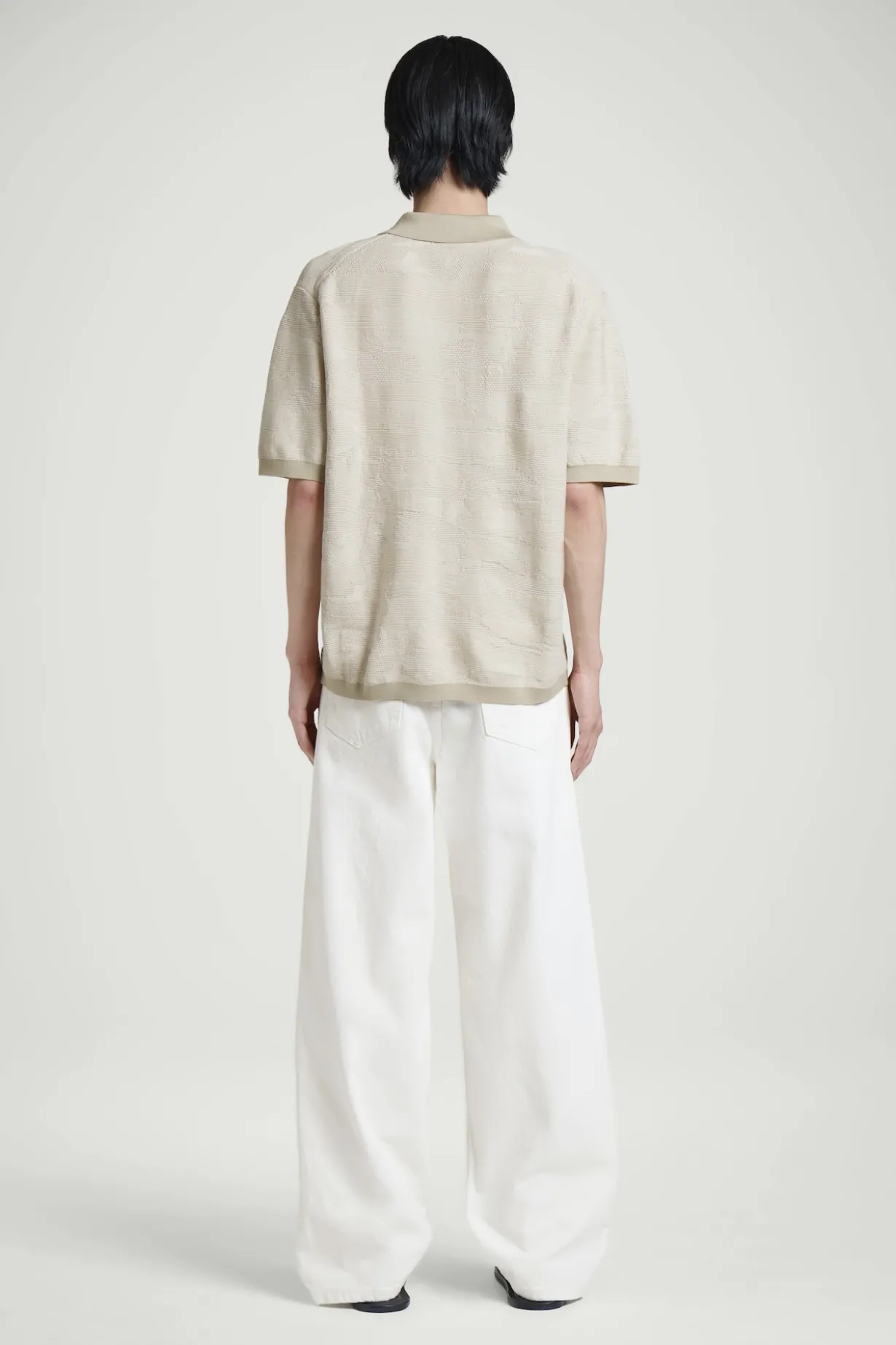 POLOSHIRT AUS BAUMWOLL-JACQUARD