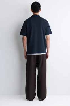 POLOSHIRT AUS INTERLOCK-BAUMWOLLE