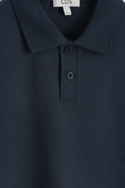 POLOSHIRT AUS INTERLOCK-BAUMWOLLE