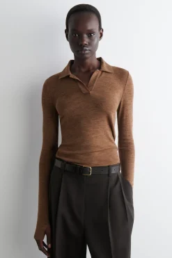 POLOSHIRT AUS MERINOWOLLE