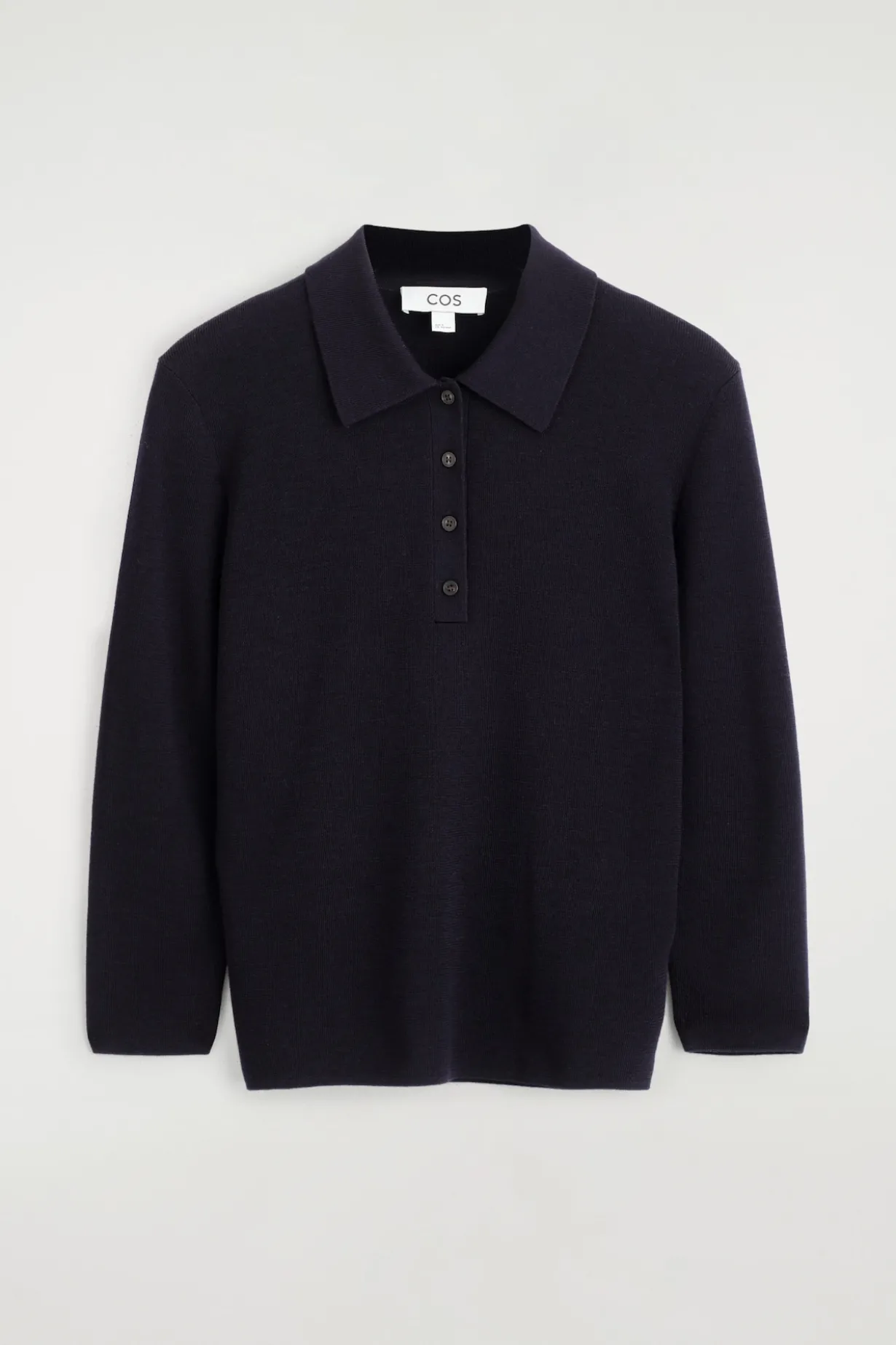 POLOSHIRT AUS MERINOWOLLE MIT VERKÜRZTEN ÄRMELN