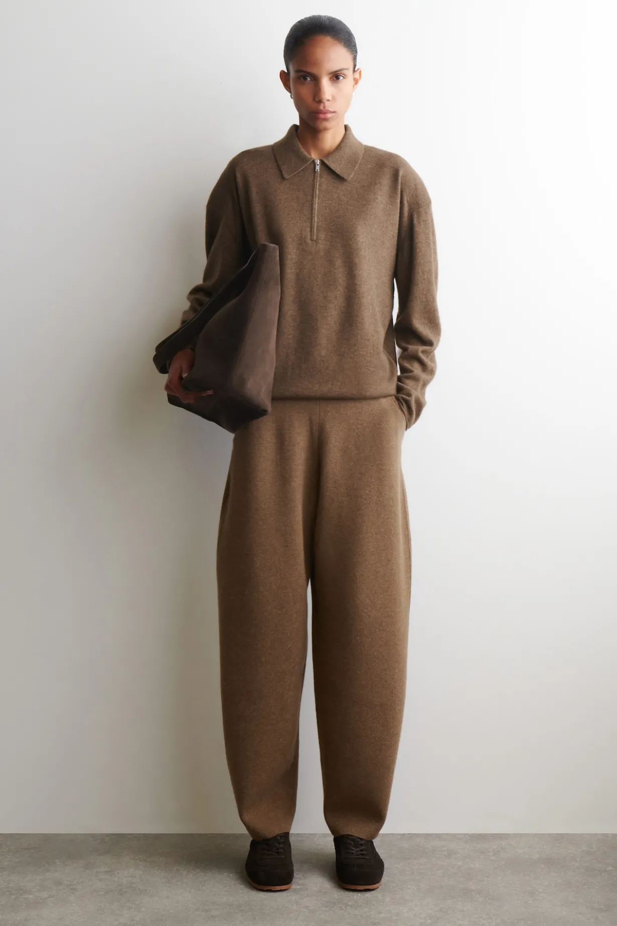 POLOSHIRT AUS MERINOWOLL-YAK-MIX