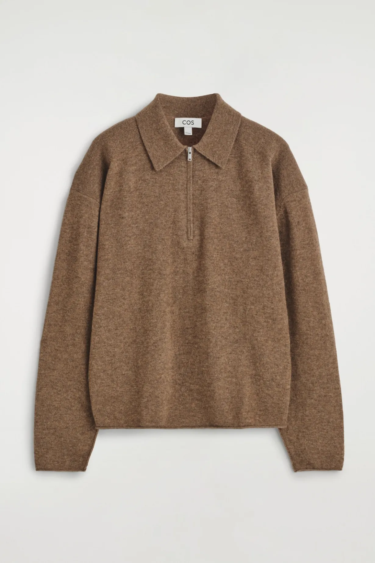 POLOSHIRT AUS MERINOWOLL-YAK-MIX