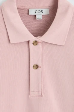 POLO-SWEATSHIRT AUS VORGEWASCHENER BAUMWOLLE