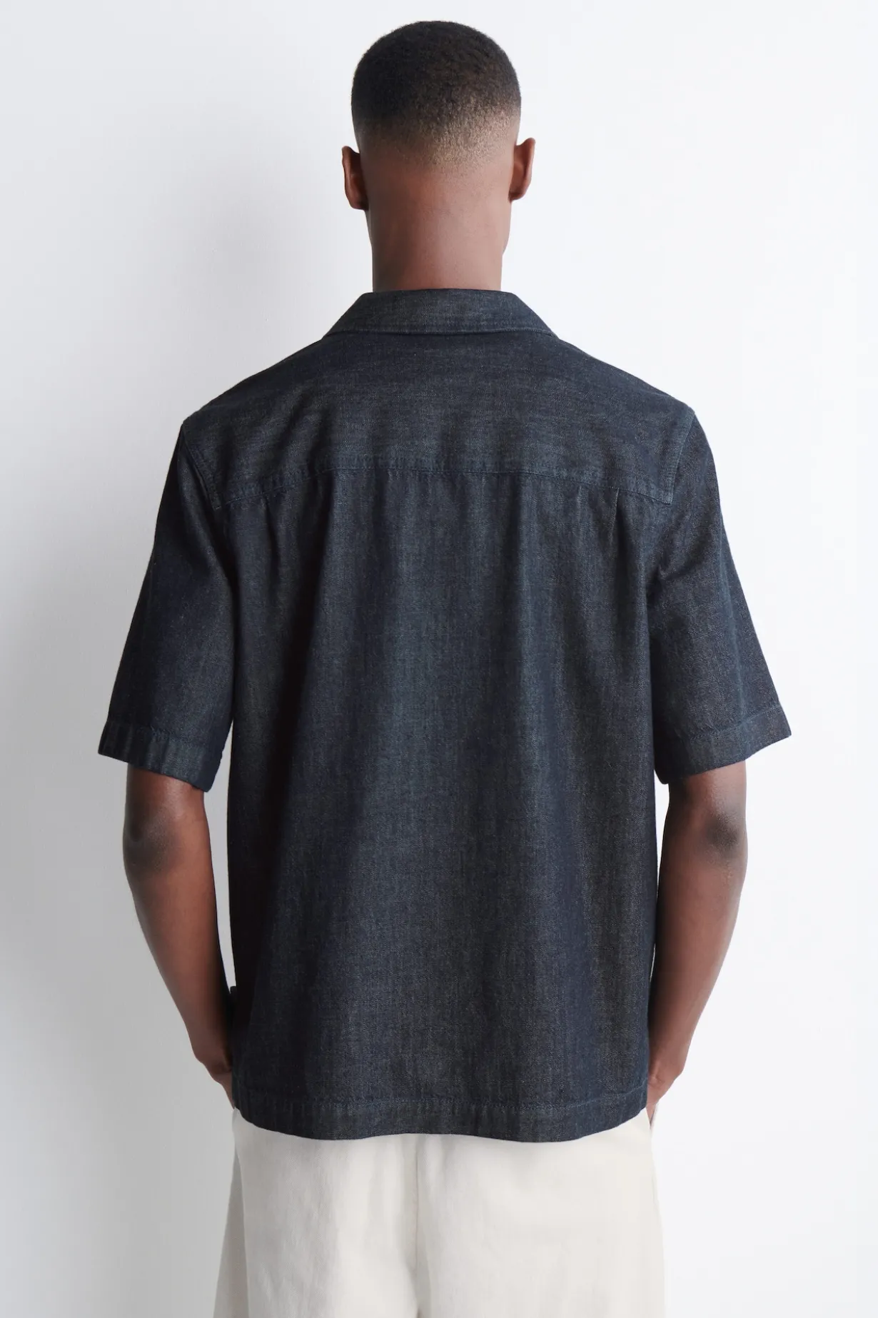 POPOVER-HEMD AUS DENIM