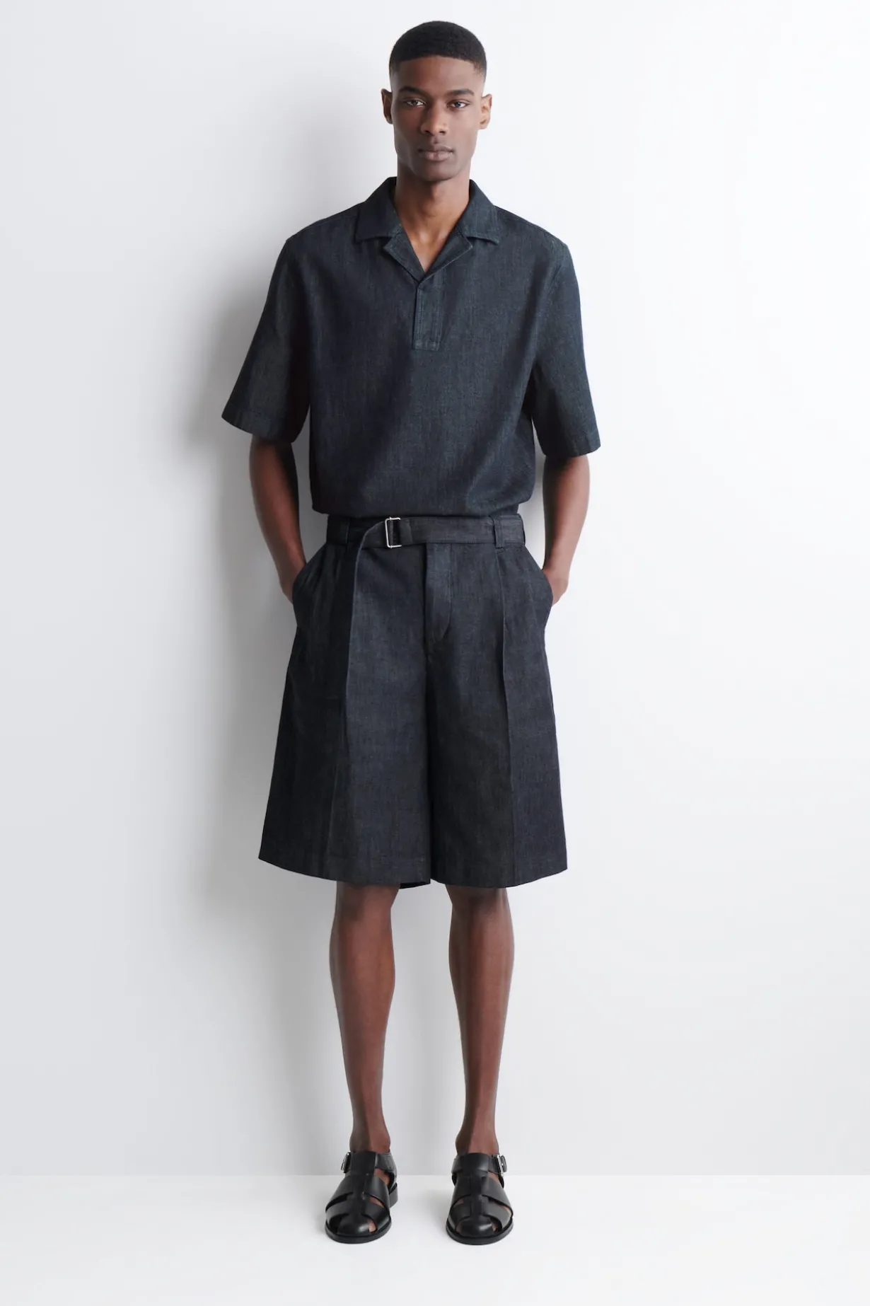 POPOVER-HEMD AUS DENIM