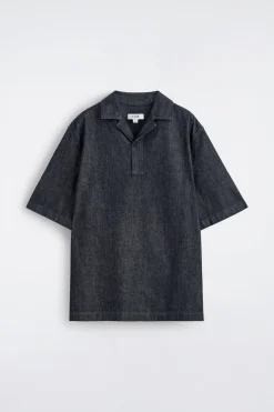 POPOVER-HEMD AUS DENIM