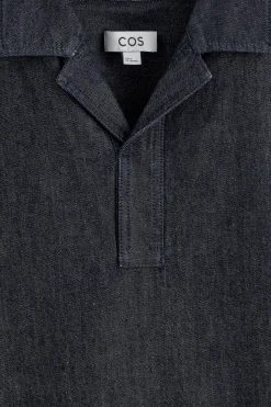 POPOVER-HEMD AUS DENIM