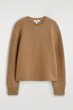 PULLOVER AUS MERINOWOLLE MIT RUNDHALSAUSSCHNITT