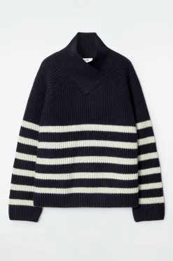 PULLOVER AUS MERINOWOLLE MIT KRAGEN