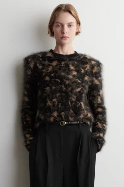 PULLOVER AUS MERINOWOLLE MIT JACQUARD-MOTIV