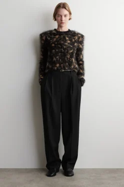 PULLOVER AUS MERINOWOLLE MIT JACQUARD-MOTIV
