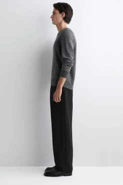 PULLOVER AUS MERINOWOLL-KASCHMIR-MIX