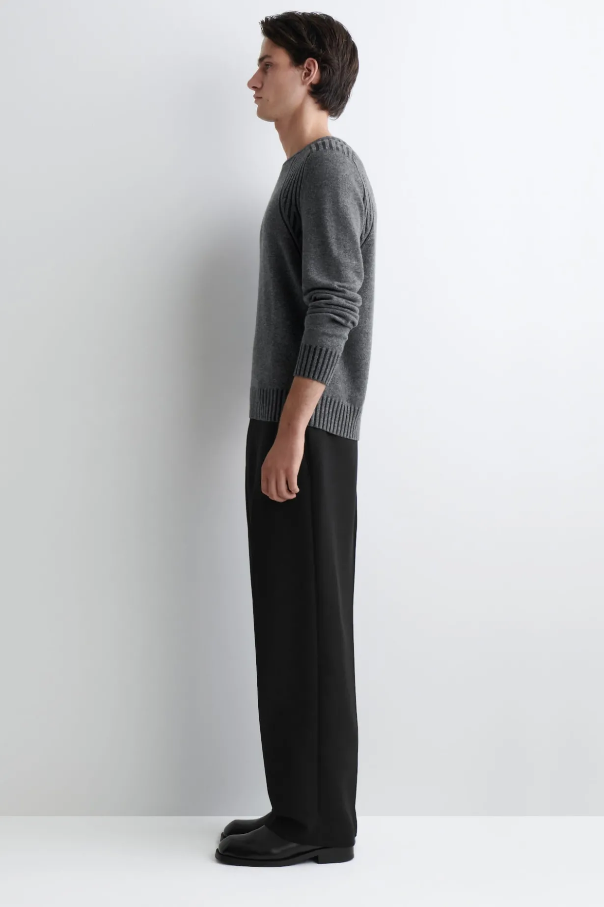 PULLOVER AUS MERINOWOLL-KASCHMIR-MIX