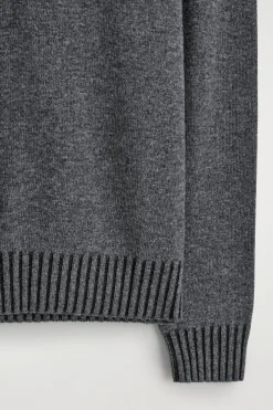 PULLOVER AUS MERINOWOLL-KASCHMIR-MIX