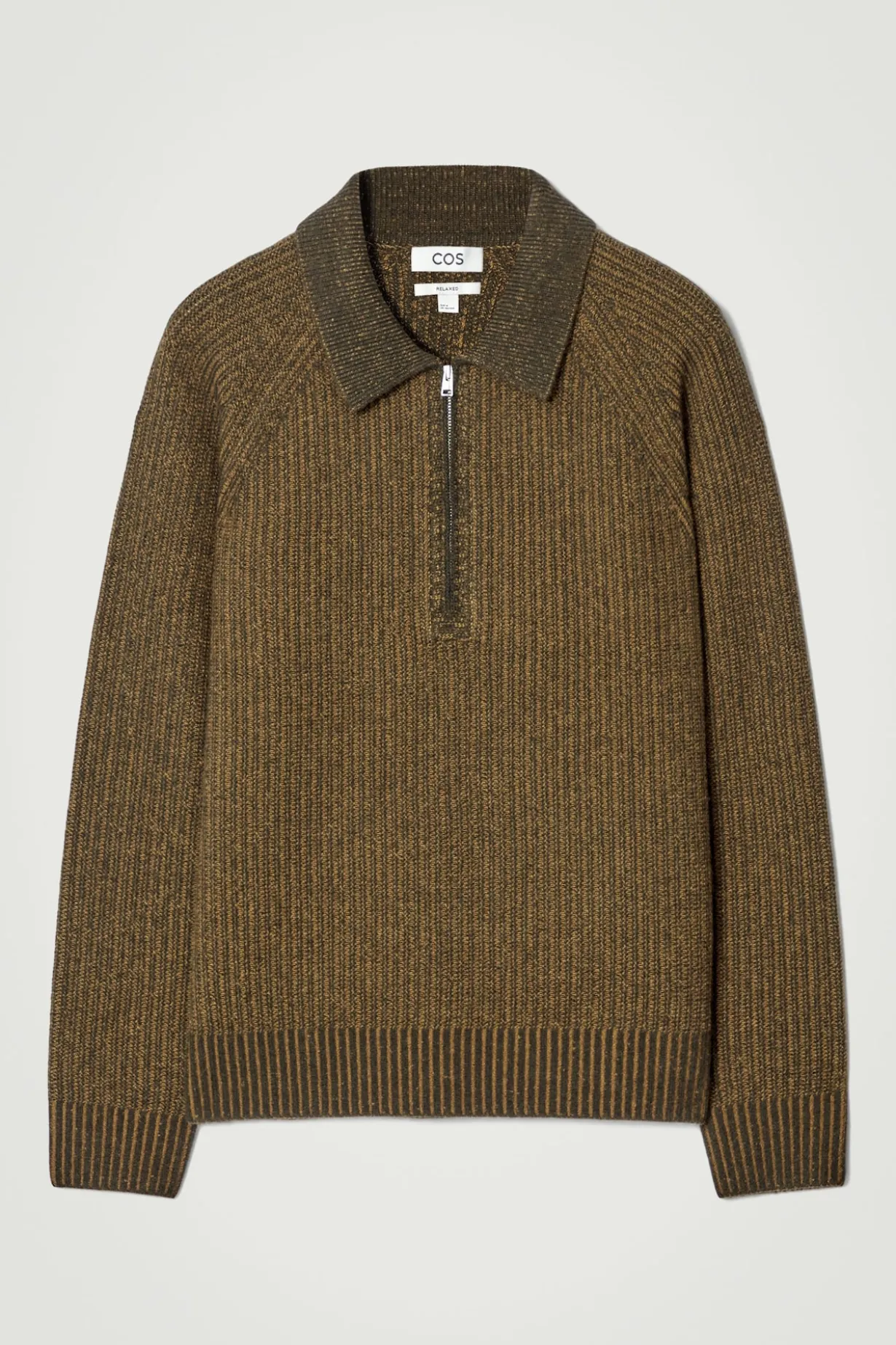 PULLOVER AUS MERINOWOLL-YAK-MIX MIT KRAGEN