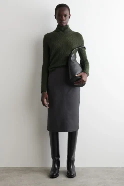 PULLOVER AUS MOHAIR MIT POINTELLE-MUSTER
