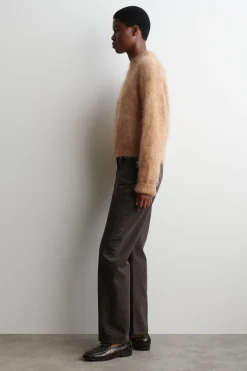 PULLOVER AUS MOHAIR-WOLL-MIX