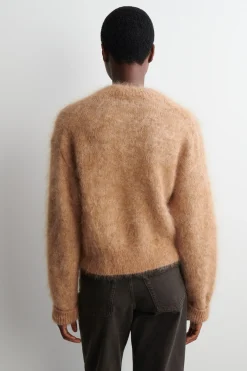 PULLOVER AUS MOHAIR-WOLL-MIX