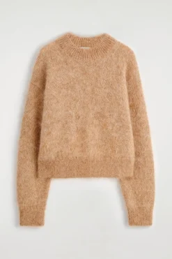 PULLOVER AUS MOHAIR-WOLL-MIX