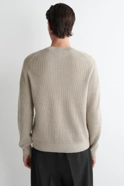 PULLOVER AUS WOLLE MIT RUNDHALSAUSSCHNITT