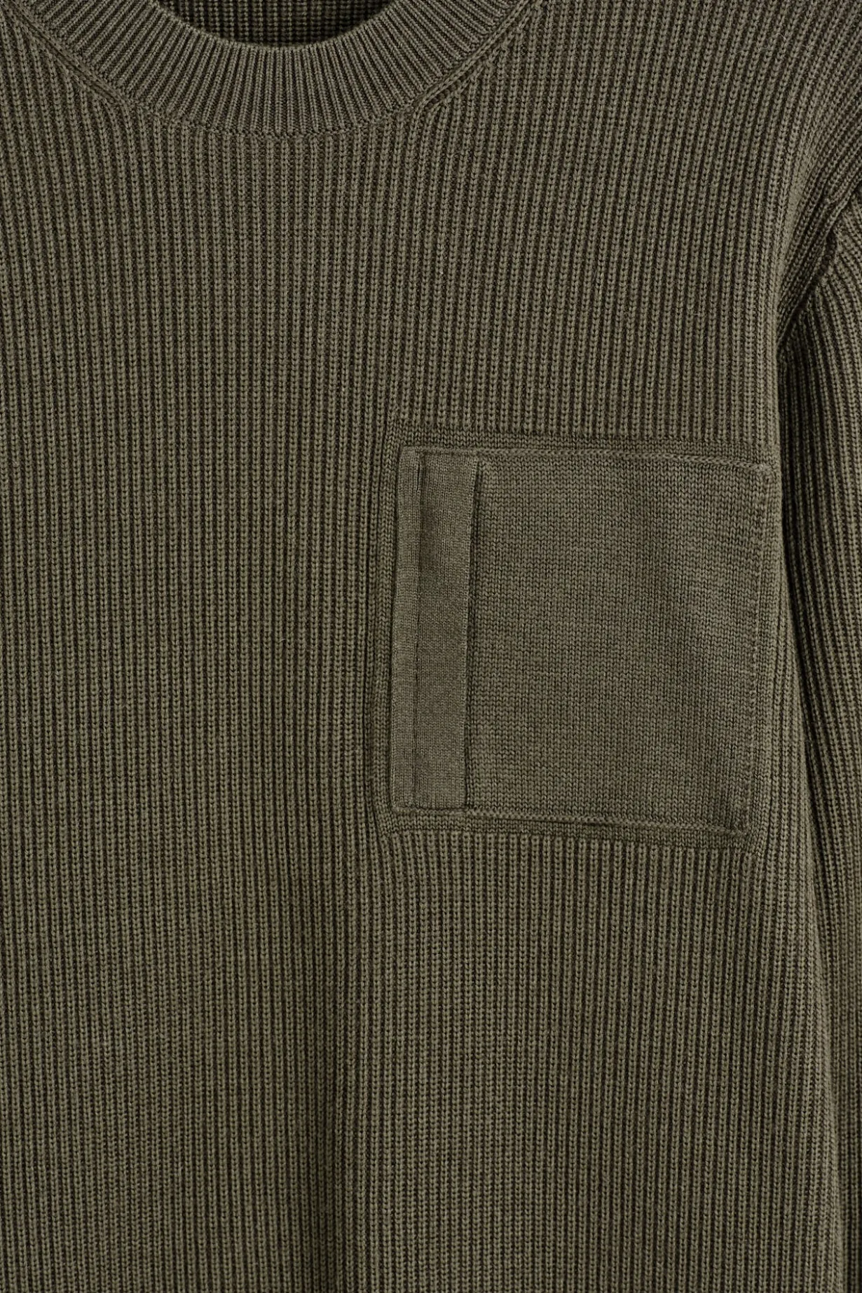 PULLOVER AUS WOLLE MIT RUNDHALSAUSSCHNITT