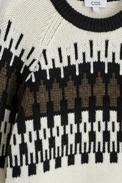 PULLOVER AUS WOLL-KASCHMIR-MIX MIT FAIR-ISLE-MOTIV
