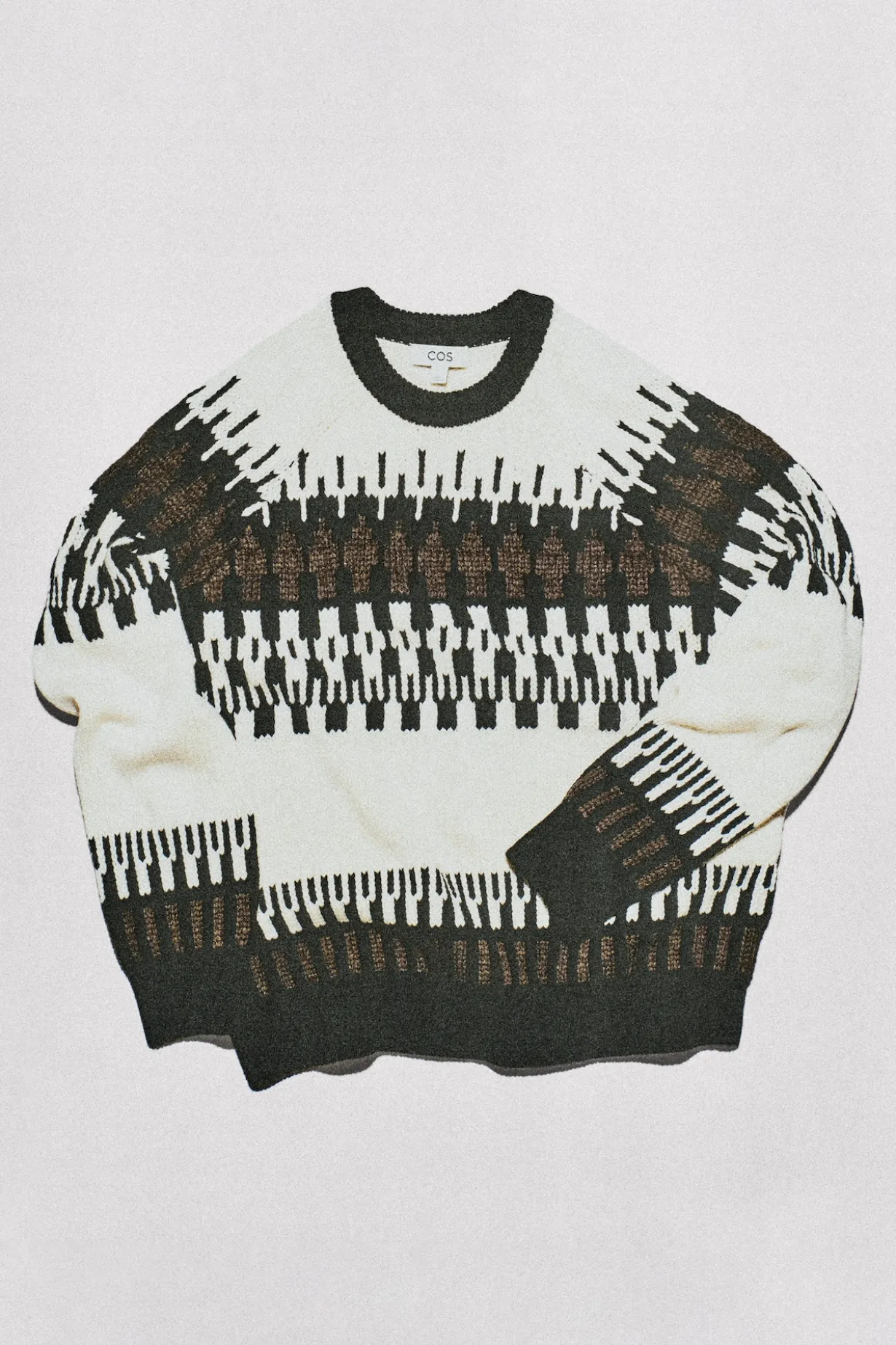 PULLOVER AUS WOLL-KASCHMIR-MIX MIT FAIR-ISLE-MOTIV