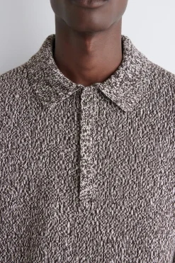 PULLOVER AUS WOLL-MIX MIT KURZEM REISSVERSCHLUSS