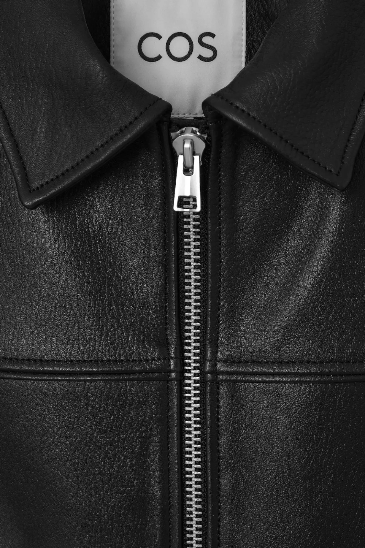 RACER-JACKE AUS LEDER